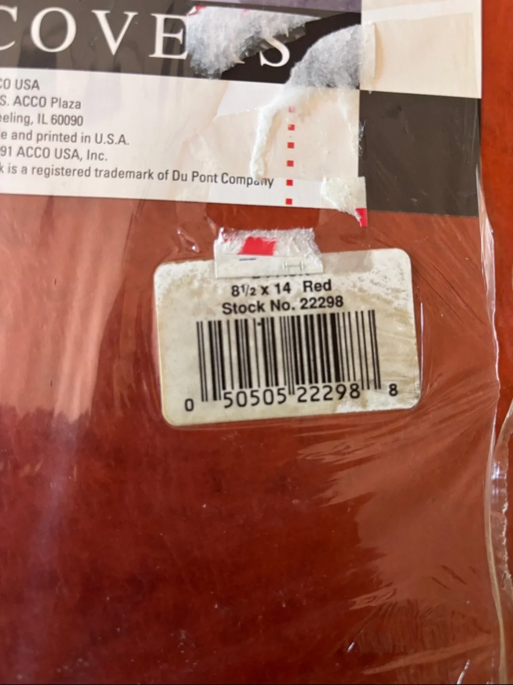 ACCO Report Covers - Red